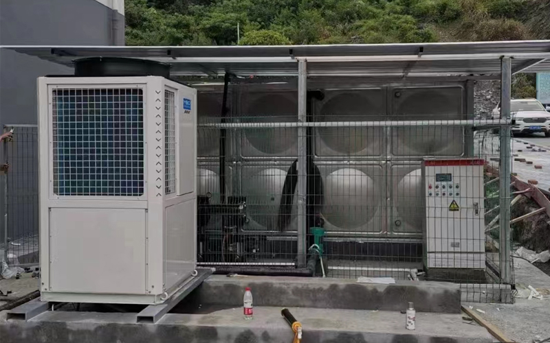 國瑞智能裝備8棟宿舍樓空氣能熱水工程案例